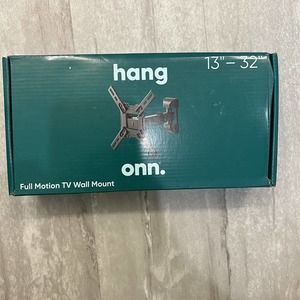Full Motion Tv Wall Mount, 13”-32”, Up To 55lbs, Tilts And Swivels, NWT